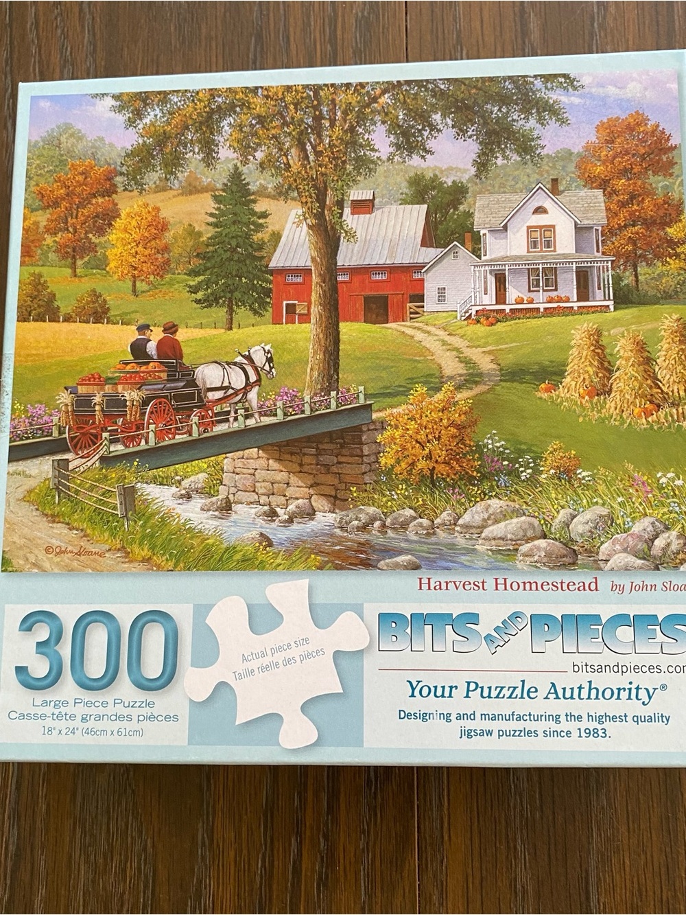 Bits and Pieces Harvest Homestead 300 Ct Puzzle